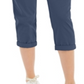 Calça Capri Chino Feminina Style &amp; Co Azul Tamanho 6