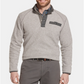 GH Bass &amp; Co - Arctic Fleece Snap Mock Gray Tamanho XX-Grande