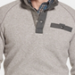 GH Bass &amp; Co - Arctic Fleece Snap Mock Gray Tamanho XX-Grande