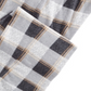 Calça de lã xadrez masculina Perry Ellis cinza tamanho grande