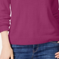 Karen Scott Suéter feminino de gola alta Petite - Roxo Framboesa Tamanho Petit M