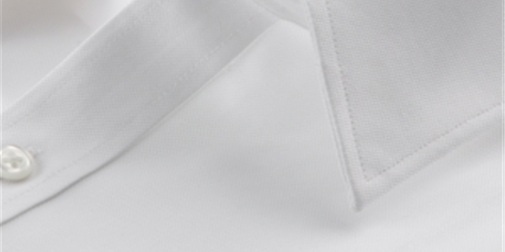 Camisa social masculina Tommy Hilfiger Athletic Fit Performance Stretch Th Flex Collar, branca, tamanho 32-33