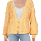 Cardigan Nectarine Combo Sandstorm Feminino Free People Amarelo Tamanho Médio