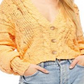 Cardigan Nectarine Combo Sandstorm Feminino Free People Amarelo Tamanho Médio