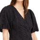 Vestido curto feminino pufe INC International Concepts, preto, tamanho 6