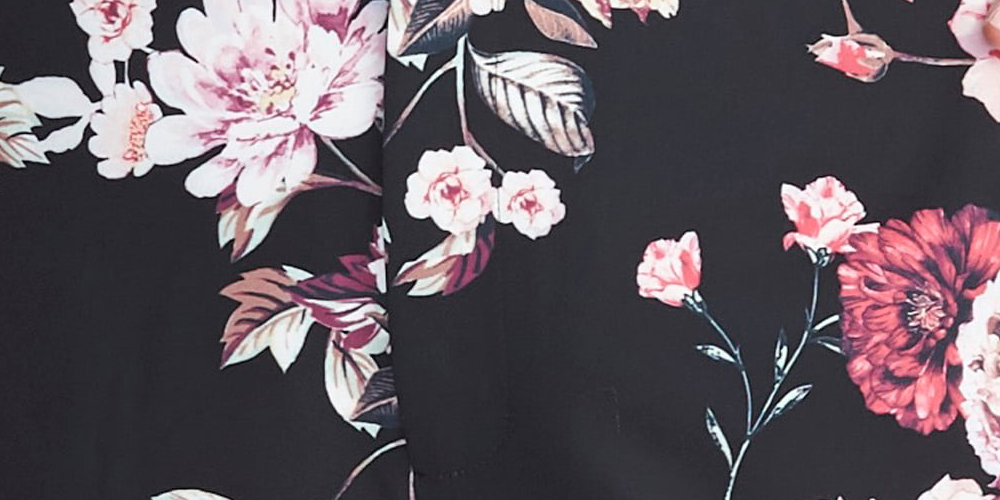 RACHEL Rachel Roy Feminino Trendy Plus Size Eden Floral-P Preto Combinado Tamanho 3X