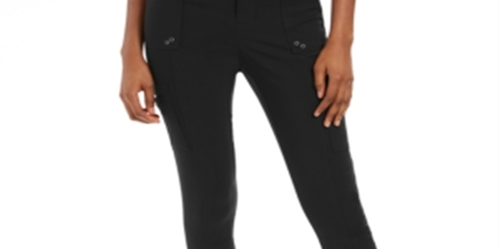 Calça skinny feminina Style &amp; Co, preta, tamanho 12