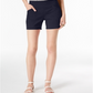 INC International Concepts Shorts Curvy Pull-on Feminino Azul Tamanho 0