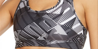 Sutiã esportivo Puma 4Keeps Mid-Impact Fitness feminino, preto, tamanho grande