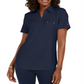 Camisa polo feminina Karen Scott azul tamanho pequeno