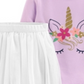 Conjunto de 2 peças de camiseta e leggings tutu Carter's Baby Girl, roxo, tamanho 9MOS