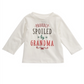 Camiseta estampada First Impressions Baby Boy's Spoiled, branca, tamanho 6-9 meses