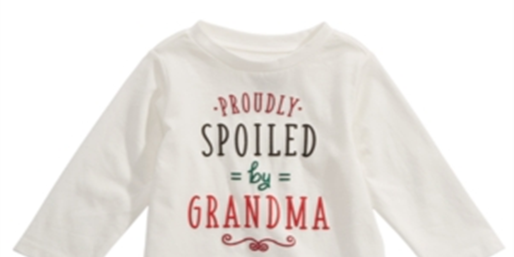 Camiseta estampada infantil First Impressions Baby Boy, branca, tamanho 12 meses