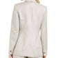 Calvin Klein Blazer Feminino Aberto Frente Bege Tamanho 6