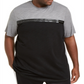 Camiseta masculina de manga curta com ajuste clássico INC, cinza, tamanho 2xb