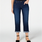 Calça jeans estilo boyfriend feminina, estilo curvy fit, azul, tamanho 18