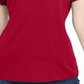 Karen Scott Top Feminino com Tachas e Decote em V Vermelho Tamanho XS