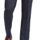 Calça Calvin Klein Masculina Windowpane Xadrez Slim Fit Azul Tamanho 29X29