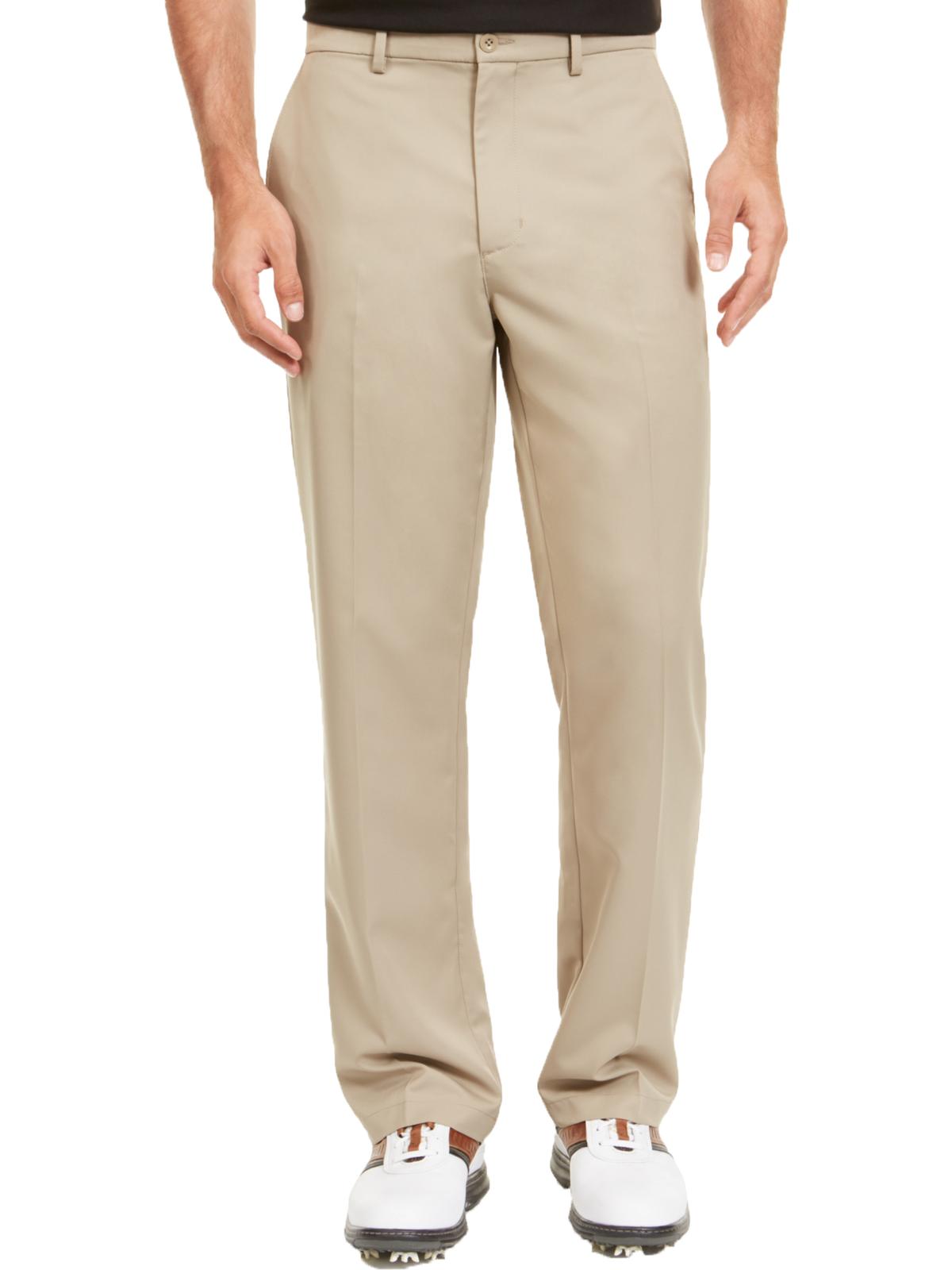 Calça social profissional antiumidade Attack Life By Greg Norman masculina, tamanho marrom, 40x30