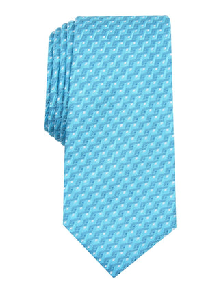 Gravata profissional geométrica Trellis masculina Alfani azul regular