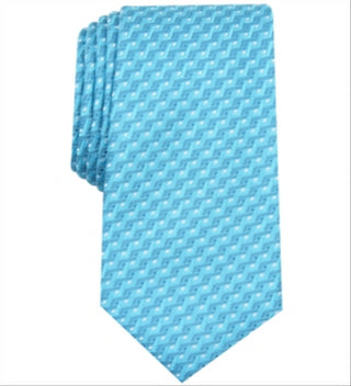 Gravata profissional geométrica Trellis masculina Alfani azul regular