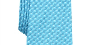 Gravata profissional geométrica Trellis masculina Alfani azul regular