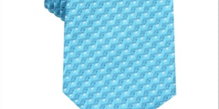 Gravata profissional geométrica Trellis masculina Alfani azul regular