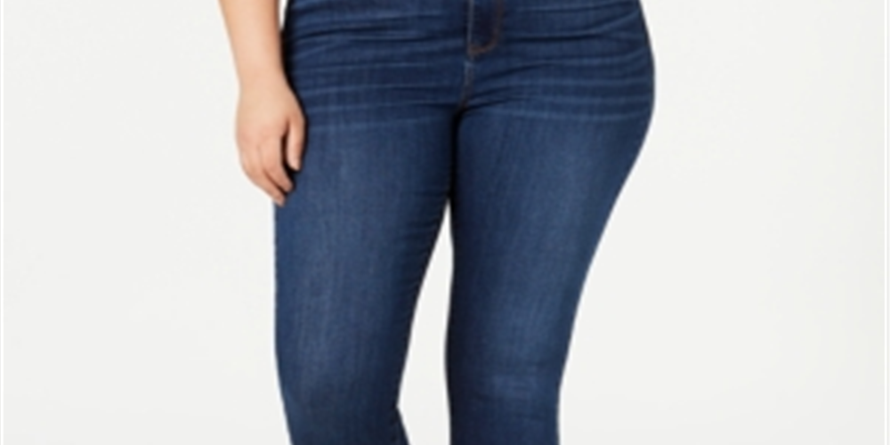 Crop Seymour de cintura alta plus size da moda rosa para mulheres, tamanho 24W