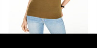 Camiseta Guess Feminina Gola Redonda Metálica com Estampa Verde Tamanho XS