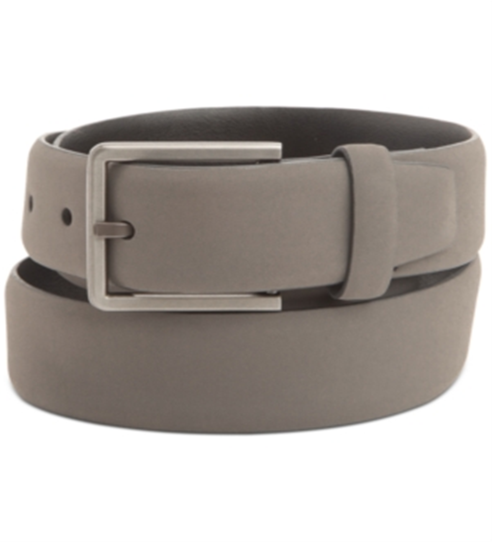Alfani Cinto social cinza emborrachado masculino tamanho extragrande