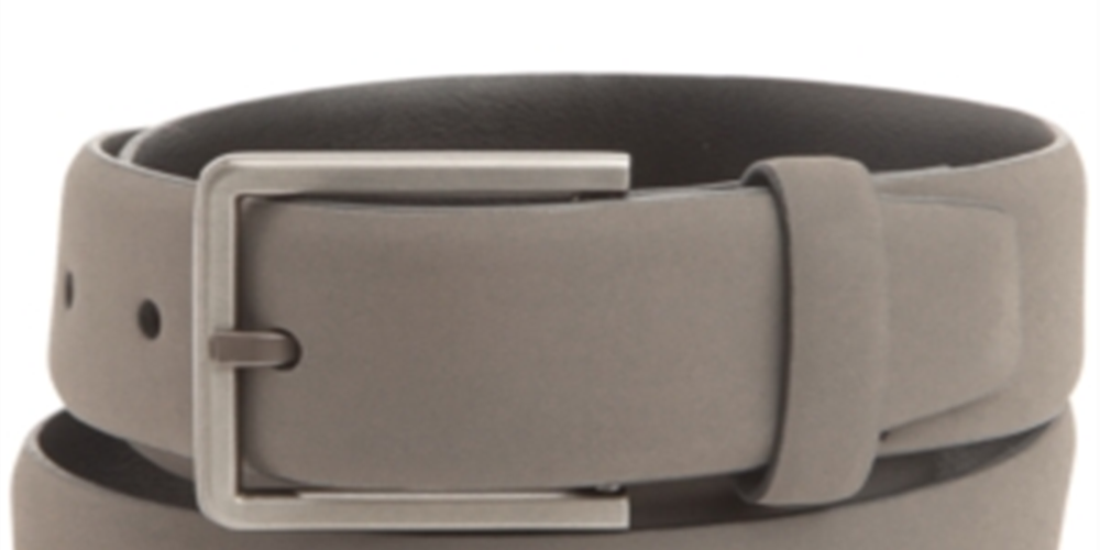 Alfani Cinto social cinza emborrachado masculino tamanho extragrande