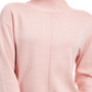 Karen Scott Suéter Feminino Erin Cotton Colorblocked Gola Mock Rosa Chá Combinação Tamanho XS