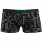 Calção de banho masculino Hugo Boss estampado preto tamanho médio