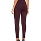 Calças femininas sólidas INC International Concepts, cor vinho, tamanho 18