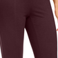 Calças femininas sólidas INC International Concepts, cor vinho, tamanho 18
