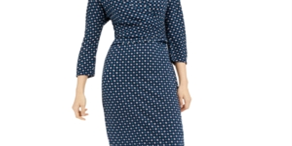 Vestido envelope estampado Weekend Max Mara Estri azul tamanho M