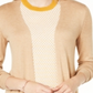 Cardigan feminino longo de malha com frente aberta Maison Jules, marrom, tamanho XX-G