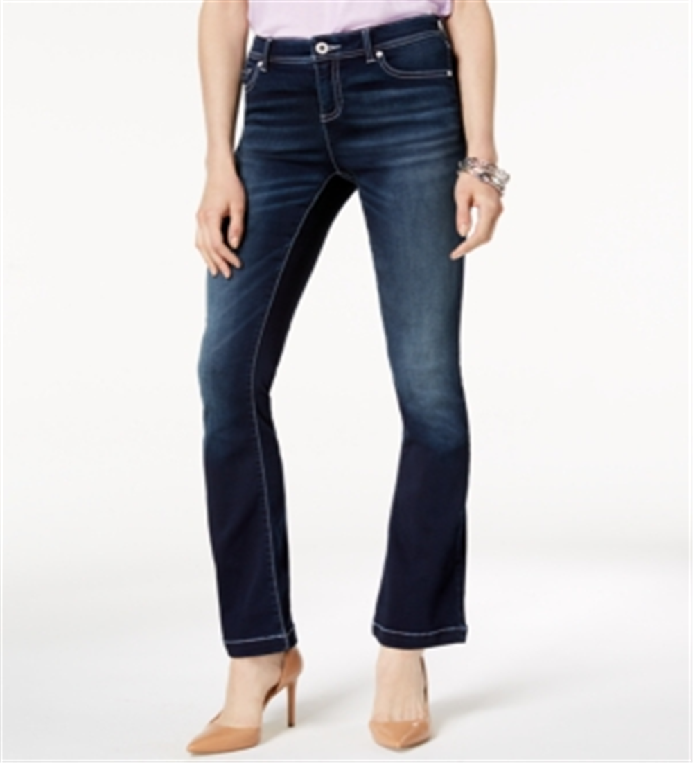Calça jeans feminina Bootcut da INC International Concepts, azul, tamanho 2