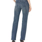 Calça jeans reta Marilyn feminina NYDJ em azul lombardo, tamanho 4