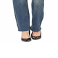 Calça jeans reta Marilyn feminina NYDJ em azul lombardo, tamanho 4