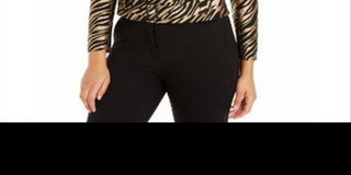 Jaqueta bolero feminina Anne Klein com zíper e cinto estampado, amarela, tamanho 10