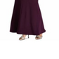 Vestido formal feminino Ralph Lauren de veludo, manga curta, decote em V, comprimento total, estilo flare, roxo, tamanho 18