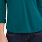 Charter Club Supima Cotton Top com decote aberto, feminino, verde bálsamo, tamanho pequeno