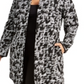 Jaqueta Alfani Feminina Jacquard Aberta Frente Preta Tamanho 0X