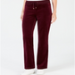 Calça feminina de veludo Charter Club roxa tamanho XX-G