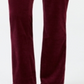 Calça feminina de veludo Charter Club roxa tamanho XX-G