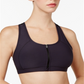 Sutiã esportivo feminino Ideology de alto impacto com zíper, preto, tamanho 2XL