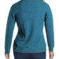 Suéter de cashmere com gola redonda feminino Charter Club, azul, tamanho 0X