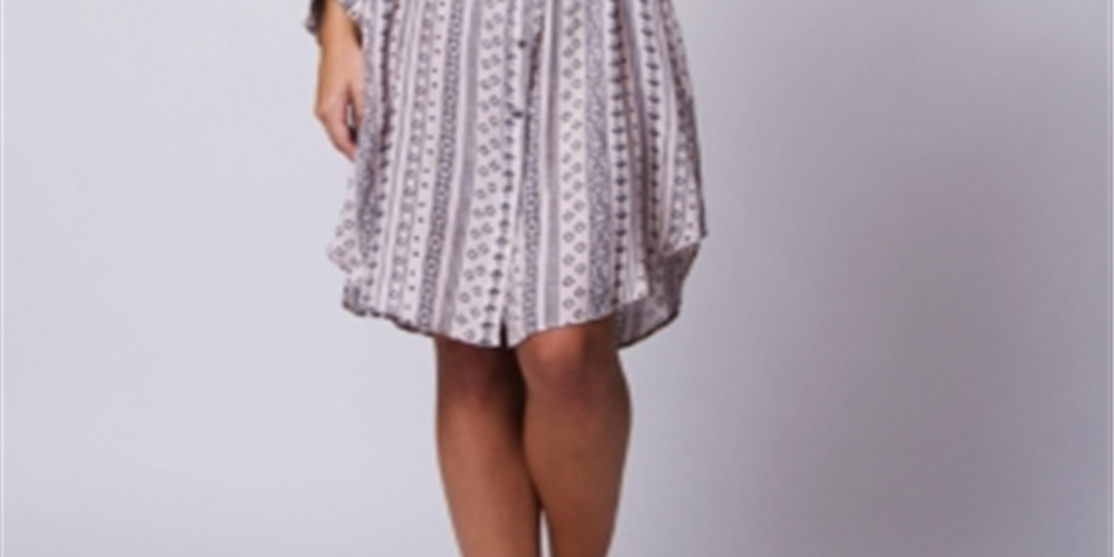 Vestido feminino Wanderlux com mangas ajustáveis, decote em V, botões, camisa folgada, rosa, tamanho G