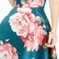 Vestido curto feminino City Studios com alças finas e decote em V, verde, tamanho 0